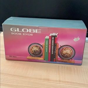 Vintage Globe bookends